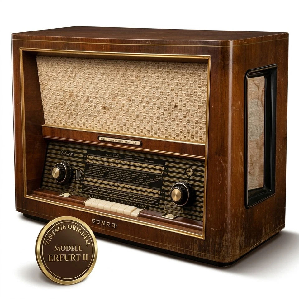 Sonra I Erfurt II I Super 8118/58 GWU 3D I Stern-Radio Sonneberg I Roehrenradio - Bild 1 von 4