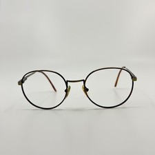 Logo Paris 915 col 03 Eyeglasses Frames Brown Round Mens 54-21-145 5261