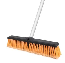 18"Push Broom Outdoor Heavy Duty with Stiff Bristles Shop 63"Long Handle Snow