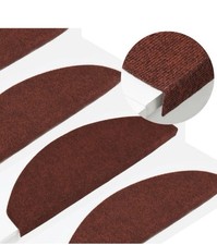 Non Slip 15Pcs Carpet Stair Treads Floor Mat Protection Cover Step Staircase Pad