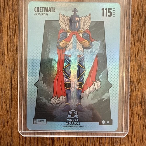 Bo Jackson Battle Arena #BBF-71 CHETMATE CHET HOLMGREN Blue Battlefoil