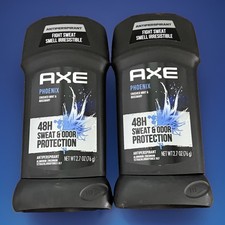 Lot of 2 Axe Phoenix 48H Antiperspirant Deodorant, Sweat Odor Protection, 2.7 oz