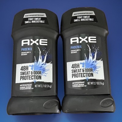 Lot of 2 Axe Phoenix 48H Antiperspirant Deodorant, Sweat Odor Protection, 2.7 oz