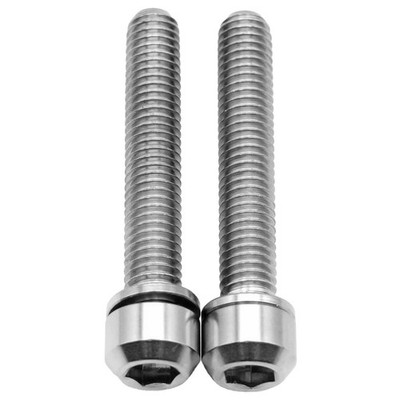 Better Bolts Enve Seat Post Clamp Ti Bolt Kit, Silver, 2/Count