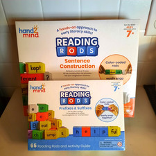 2 Hand2Mind Reading Rods-Sentence Construction- Prefixes  Suffixes-Ages 7 