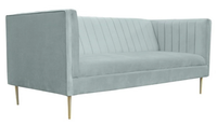 Dreisitzer GrüNe Stoff Wohnzimmer Design Couchen Polster Sofa Sofas Neu Textil