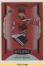 2020-21 Upper Deck Allure Rookie SP Red Rainbow Nicolas Beaudin #125 READ m0p