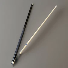 Mizerak Pool Hardwood Two-Piece Cue Stick Black/Black 57” NEW