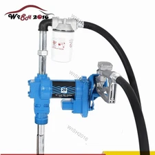 20GPM Gasoline Fuel Transfer Pump Kit 12V DC with Particulate Filter New