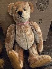 UNBRANDED JOINTED TEDDY BEAR, Plush, Head, Arms, and Legs Jointed