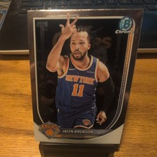 2025-26 Bowman Basketball CHROME BCV-62 Jalen Brunson, New York Knicks
