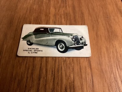 KELLOGG S - MOTORWAGEN (koloriert) 1949 - Nr. 15 DAIMLER SPECIAL SPORT 2,5 LITER