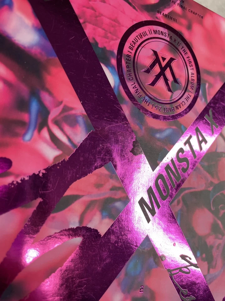 MONSTA X The First Album The Final Chapter Beautiful SET ALL VER. + Photocard - Image 3 of 4