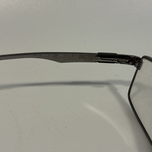 Ray-Ban Eyeglasses Frame Mens Silver RB6155 2553 53-17-140 . Frames faded! - Picture 4 of 8