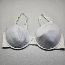Vanity Fair Women Bra 40D White 75312 Back Smoothing T Shirt Underwired