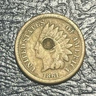 1861 Indian Head Penny One Cent Fine Details. Great Book Filler!