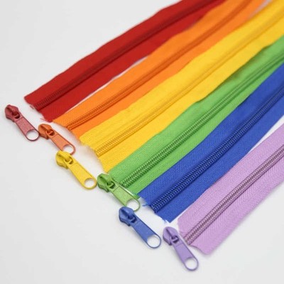 5# Reissverschluss Nylon - Extrabreite Zipperverschlüsse Mehrfarbig für Taschen