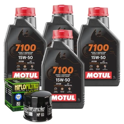 TAGLIANDO 4LT OLIO MOTUL 7100 15w50 + FILTRO DUCATI MULTISTRADA S 1200 2010-2017