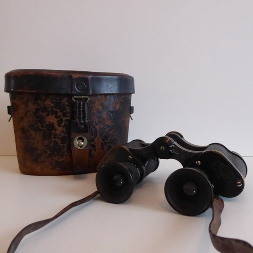 Early Carl Zeiss Jena Telex 6x24 Binoculars, Very Good Working Condition