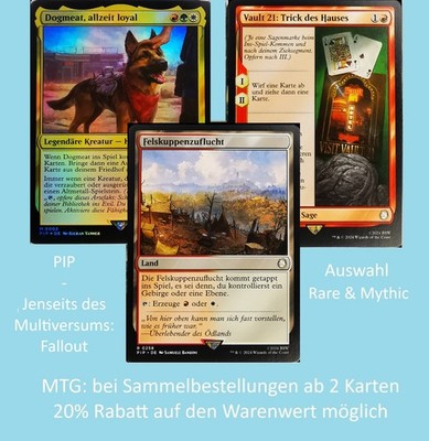 Magic MTG | PIP | Fallout | Rare & Mythic | Auswahl | DE NM