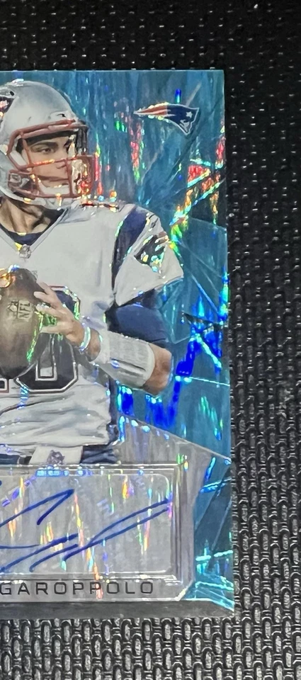 2015 Panini Spectra Jimmy Garoppolo Blue  Signature Mint 14/25 Patriots - Image 4 of 4