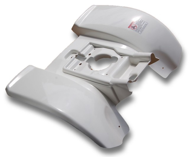 NEW YAMAHA TRIZ TRI Z YTZ 250 WHITE PLASTIC REAR FENDER PLASTICS eBay