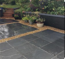 BLUE BLACK SLATE 600X600MM SLABS. VARIOUS SIZE PACKS & 10X10CM SAMPLE
