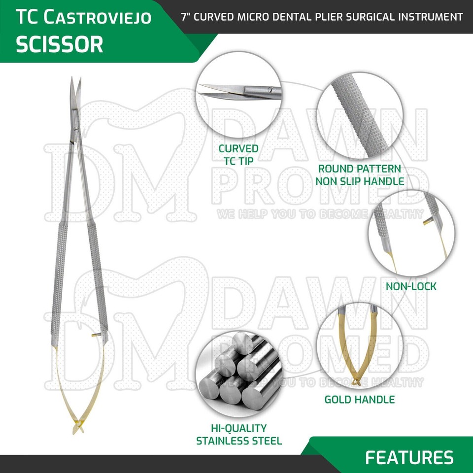 6 Pcs Micro Surgery Set Medical Surgical Instruments German Grade | eBay