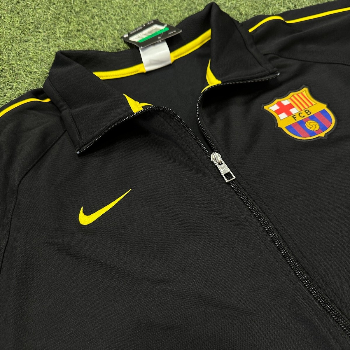 Nike FC Barcelona Away Men's Soccer Track Jacket | eBay