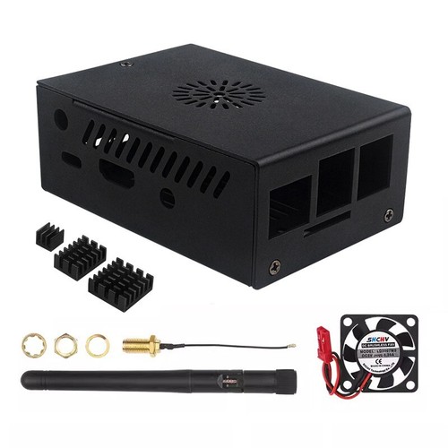 New Orange Pi 3B Metal Case Aluminum Alloy Box With Cooling Fan Cooling Case T7 - Photo 16/16