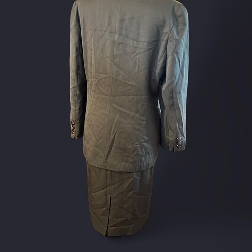 Christian Dior The Suit anni '90 - Blazer + pantaloni Parigi New York 100% PURA LANA 8 - Foto 3 di 8