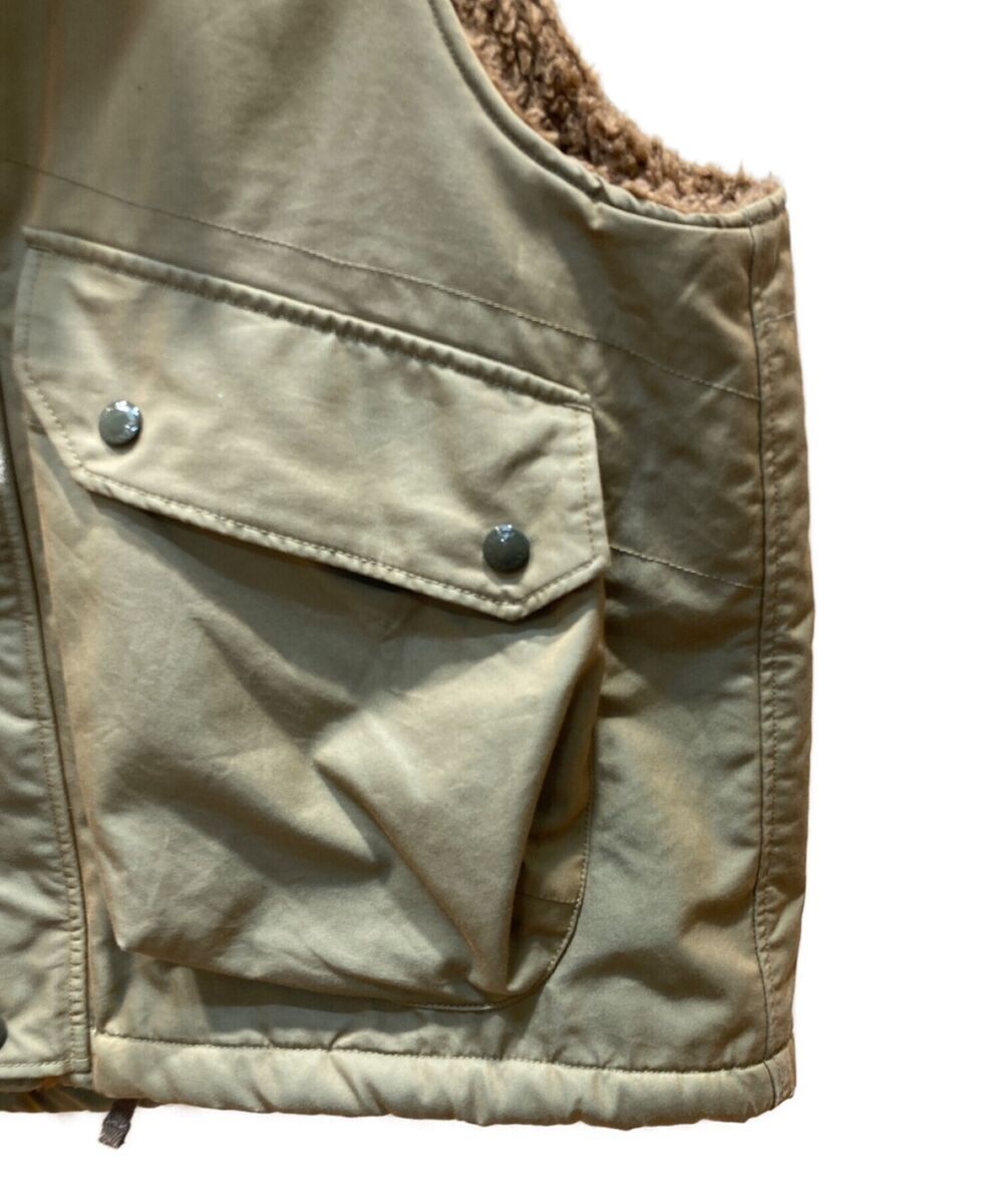 Engineered Garments men's Field Vest PC size M olive Solid Engineered Garments men's Field Vest PC size M olive Solid