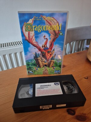 Dragonworld VHS Big Box CIC Video PAL Moonbeam Sample Box Rare Tape 1994