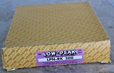 Lot of 5 Bussman Buss Class RK1 Low Peak dual-element Fuses  LPN-RK 200