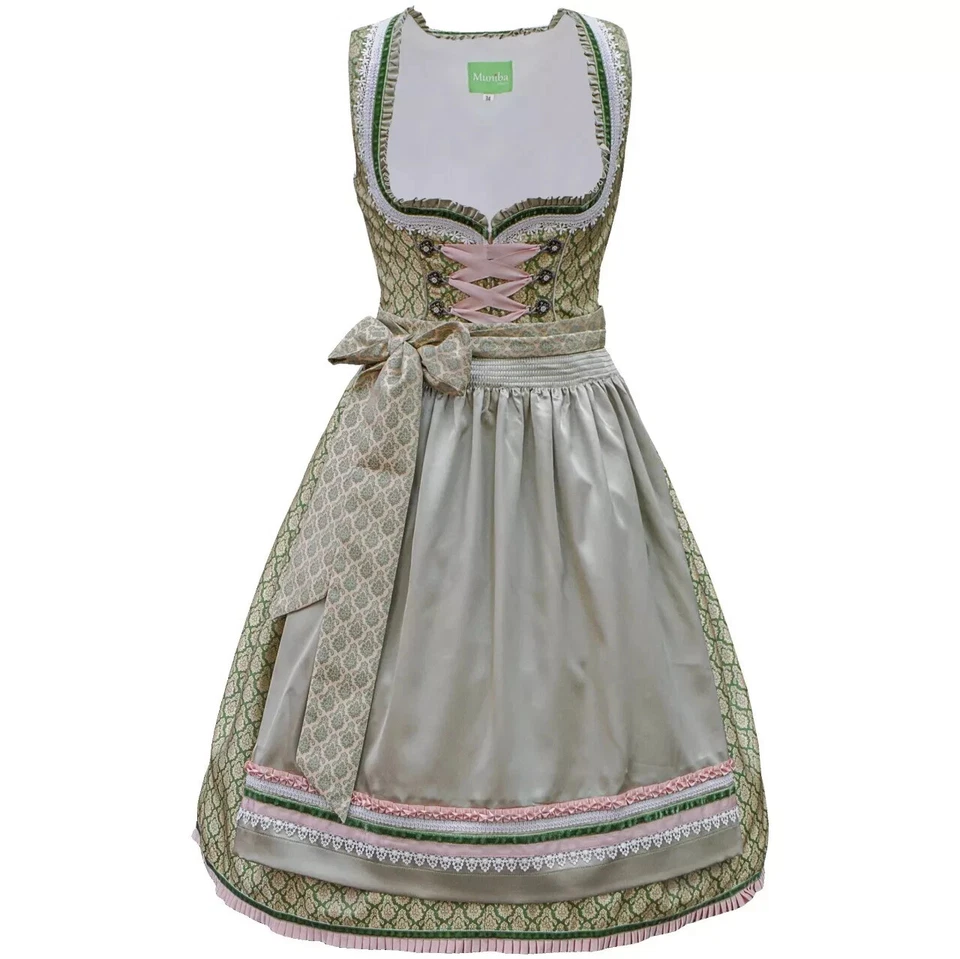 3tlg Dirndlset Grün - Oktoberfest - Munibacollection - Bild 1 von 1