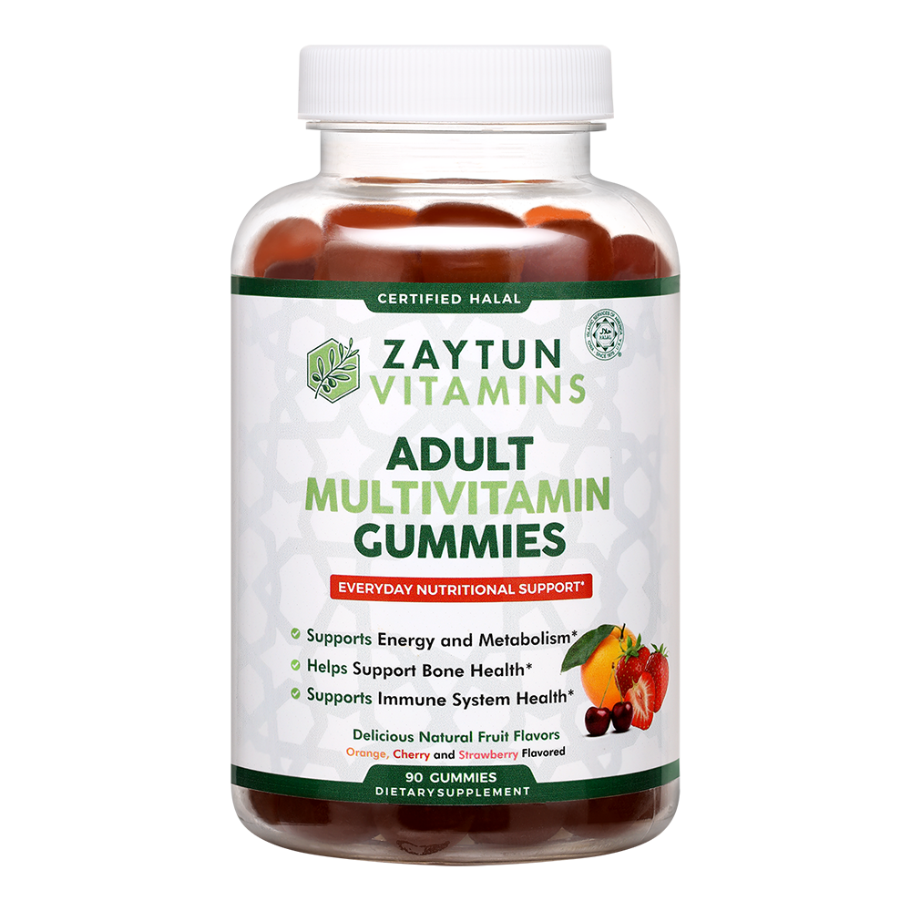 Zaytun Halal Adult Multivitamin Gummies, Everyday Nutritional