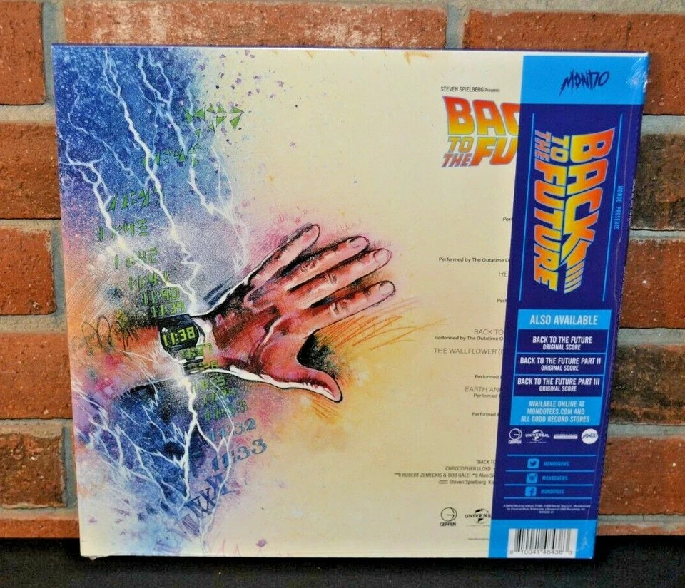BACK TO THE FUTURE - Soundtrack, Ltd 35th Anni 180G SILVER COLOR LP + OBI New! - Image 4 of 4