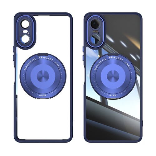 For Sony Xperia 10 VI, Luxury Crystal Magnetic Transparent Ring Stand Cover Case - 第 10/29 張圖片