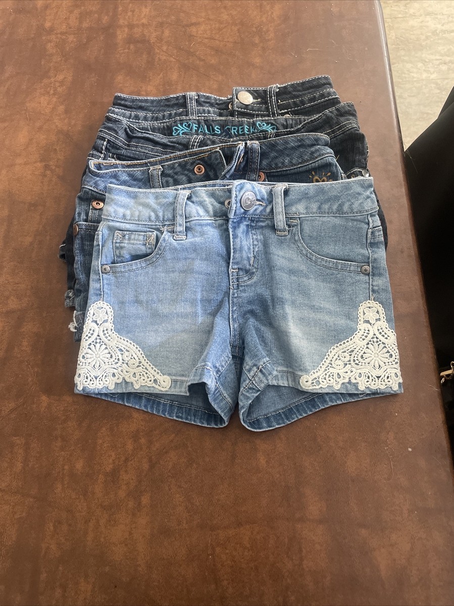 Lot De Shorts En Jean - Taille 8-10 - Couleur Denim Et Rose