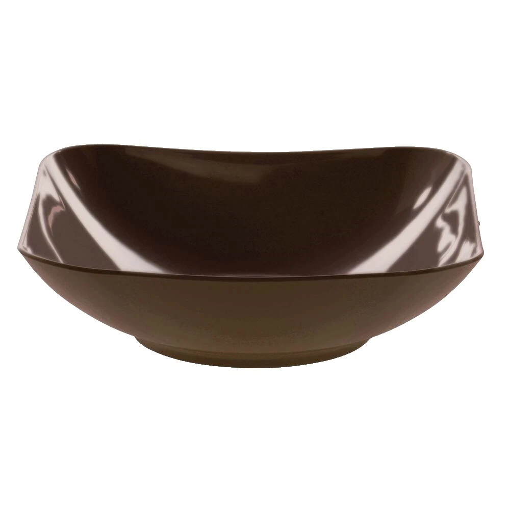 Tazones de melamina marrón