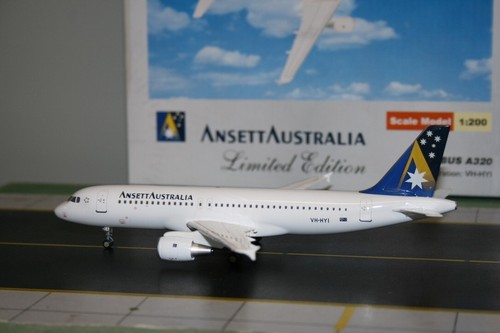 Star Jets 1:200 Ansett Airbus A320-200 VH-HYI (DJAAA024) 'Last Flight' - Picture 6 of 15