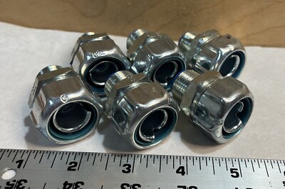 (6) T&B Liquid Tight Fittings 3/4'' - Lot of 6