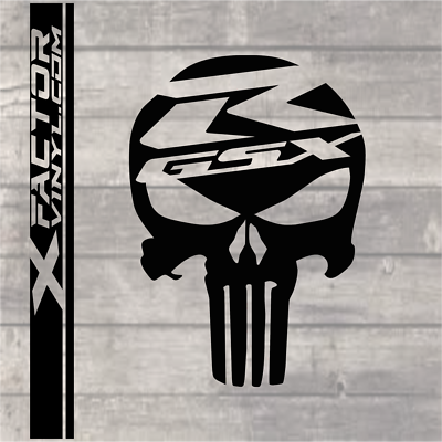 Military Decal Sticker – Punisher Skull Thin Red Line Full Color | Custom Made In the USA | Fast Shipping