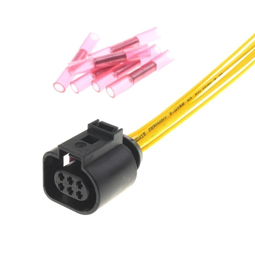 Ersatzstecker 6-polig Audi Seat Skoda VW Reparatursatz Stecker 