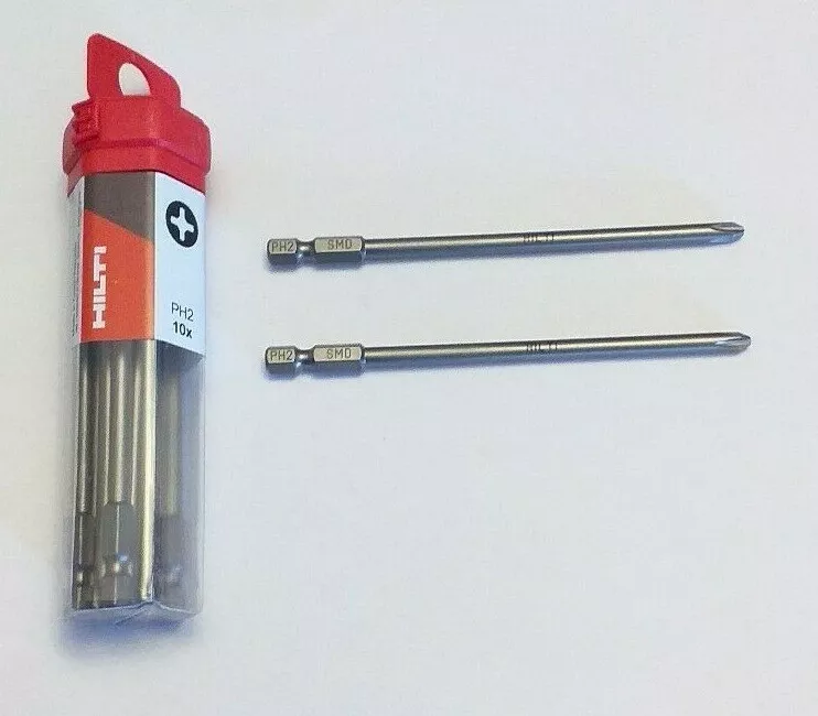 2 ORIGINAL HILTI PH2 BITS FOR SMD 57 MAGAZINE. Best Quality eBay
