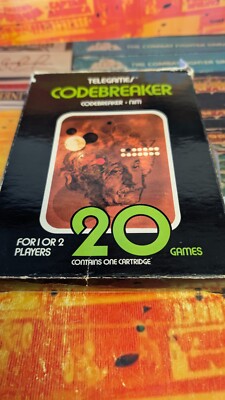 Codebreaker (1981) ATARI 2600 VCS (Modul, Manual, Box) works 8-bit CIB SEARS !