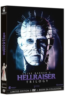 HELLRAISER TRILOGY - CLIVE BARKER'S - LIMITED EDITION - ITA - ENG - 3 DVD + BUCH