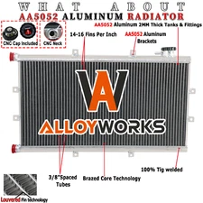 Aluminum Air to Water Radiator  Air Liquid Heat Exchanger Cooler  Universal