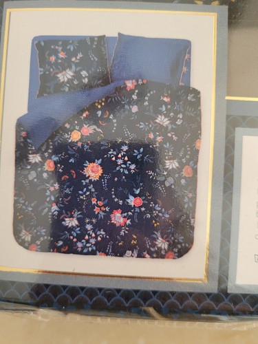 NUEVO Pip Studio ropa de cama 155x220 Cm Flower Festival azul oscuro flores - Imagen 3 de 5
