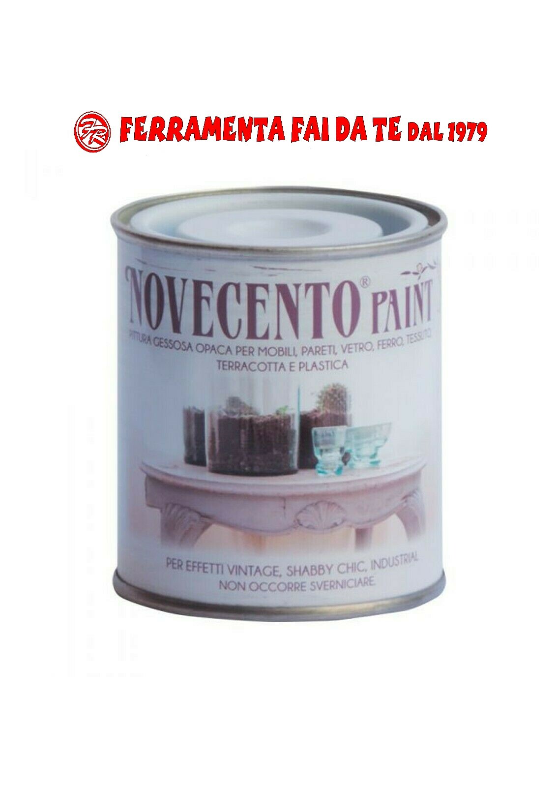 Novecento Paint Pittura Gessosa Opaca Vintage-Shabby-Chic "chalk Paint"